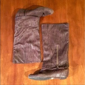 Elizabeth and James Snakeskin Boots